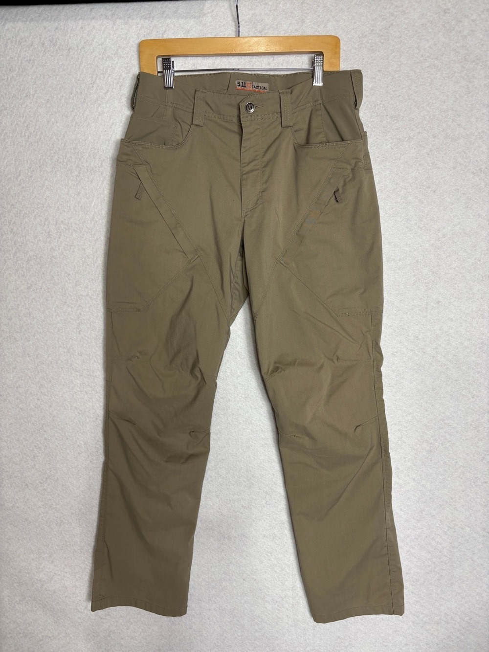 5.11 Tactical Men's Olive Tactical Cargo Pants They look Tan.